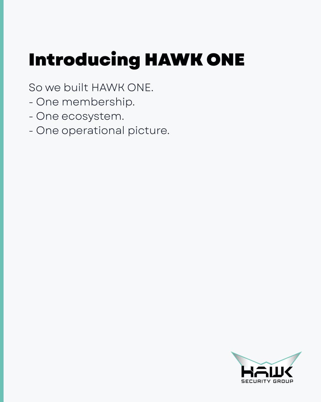 Welcome to HAWK Security Group - The New Standard of Personal Sovereignty IG slide 8